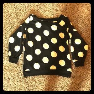 Polka dot sweater